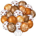Zhanmai 60 Pcs Cowgirl Balloons Cow Balloons 12 Inch Bandana Cow Print Balloon Western Cowgirl Party Decorations Cow Animal Print Balloons for Baby Shower Birthday Cowgirl Party Supplies(Cowboy Brown)